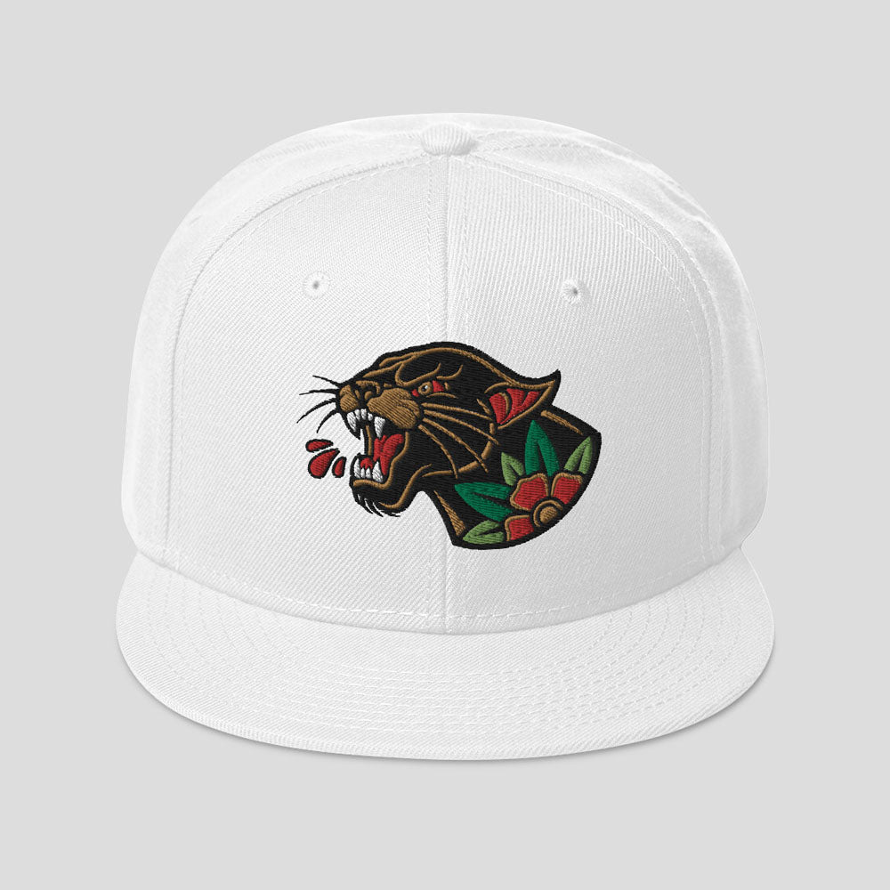 Panther Head Snapback Hat (Light Styles)