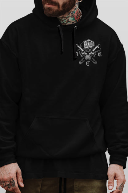 Aggressor Badge Black Hoodie