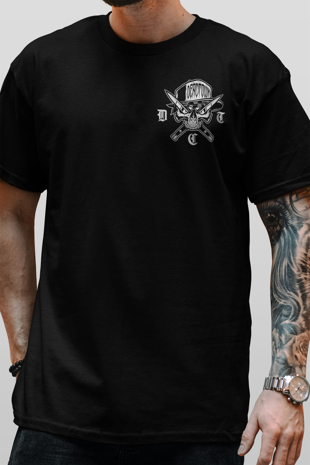 Aggressor Badge Black Tee