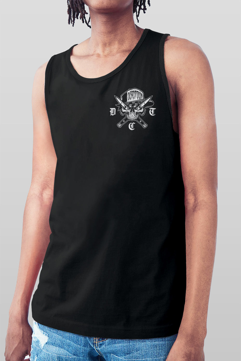 Aggressor Badge Black Tank