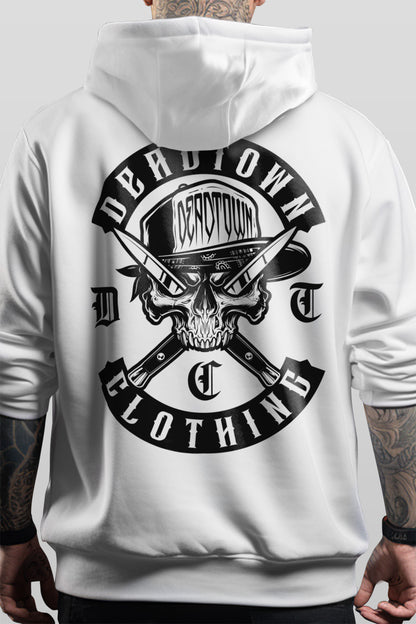 Aggressor Badge White Hoodie