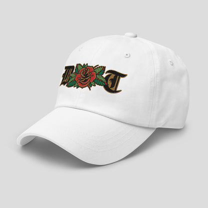 DT Rose White Dad hat