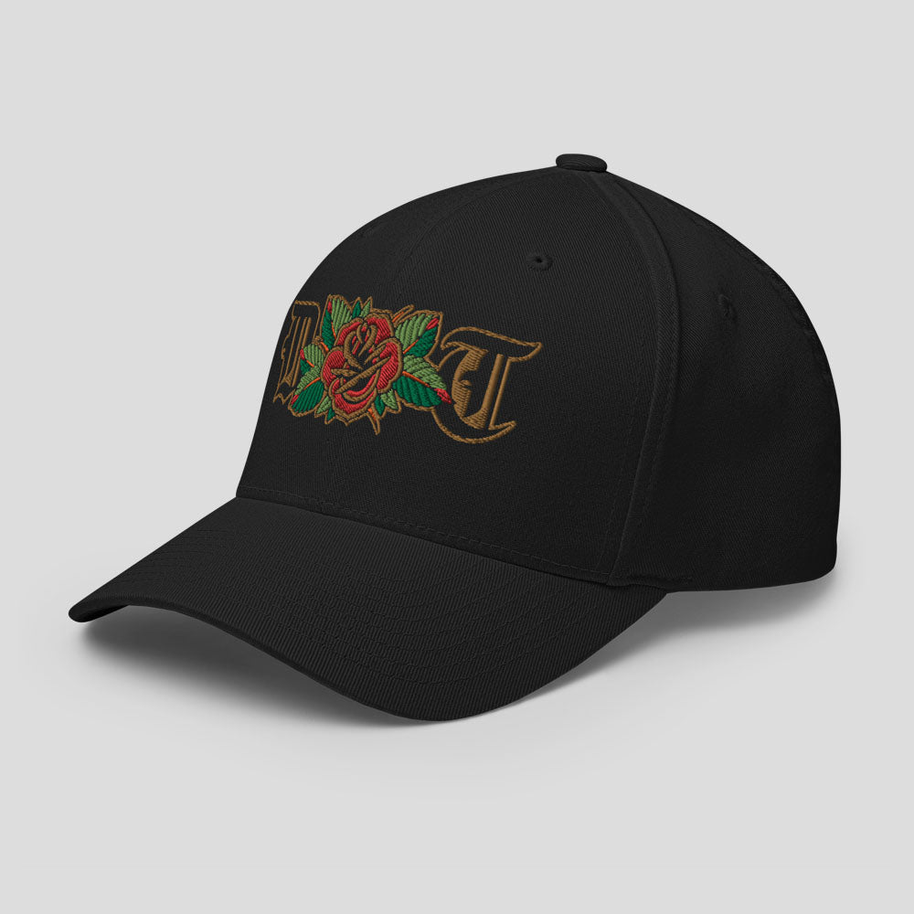 DT Rose Black Flexfit Hat