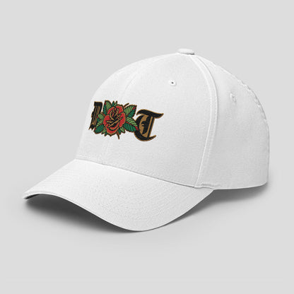 DT Rose White Flexfit Hat