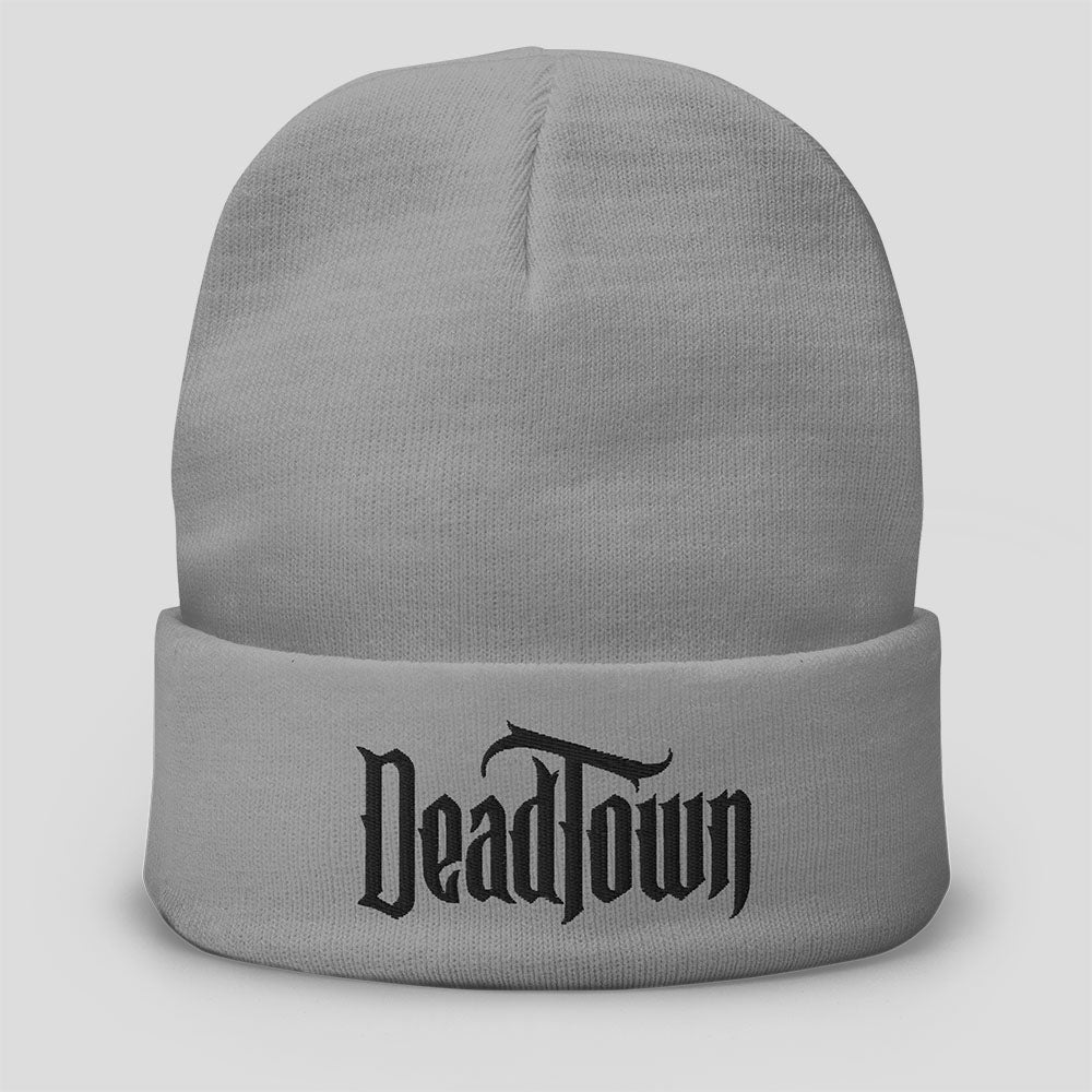 DeadTown Logo Embroidered Beanie