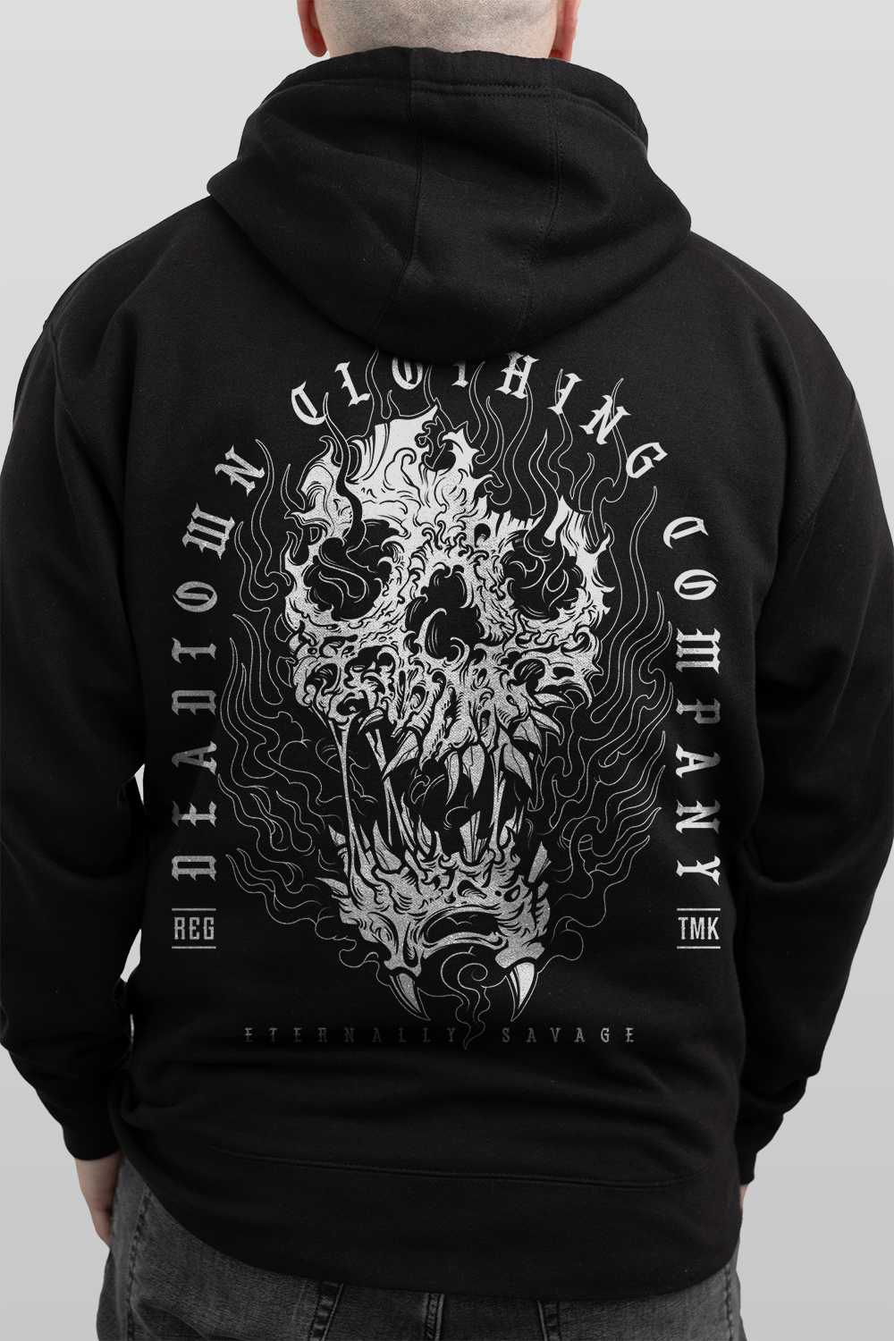 Eternally Savage Mens Black Hoodie