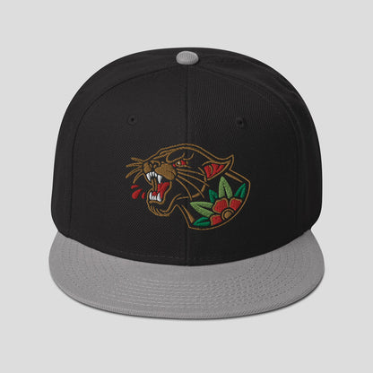 Panther Head Snapback Hat (Dark Styles)