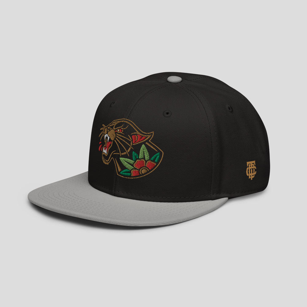 Panther Head Snapback Hat (Dark Styles)