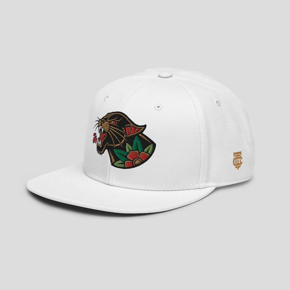 Panther Head Snapback Hat (Light Styles)