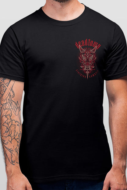 Pinstripe Devil Tee