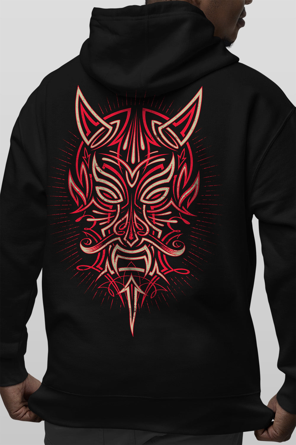 Pinstripe Devil Hoodie