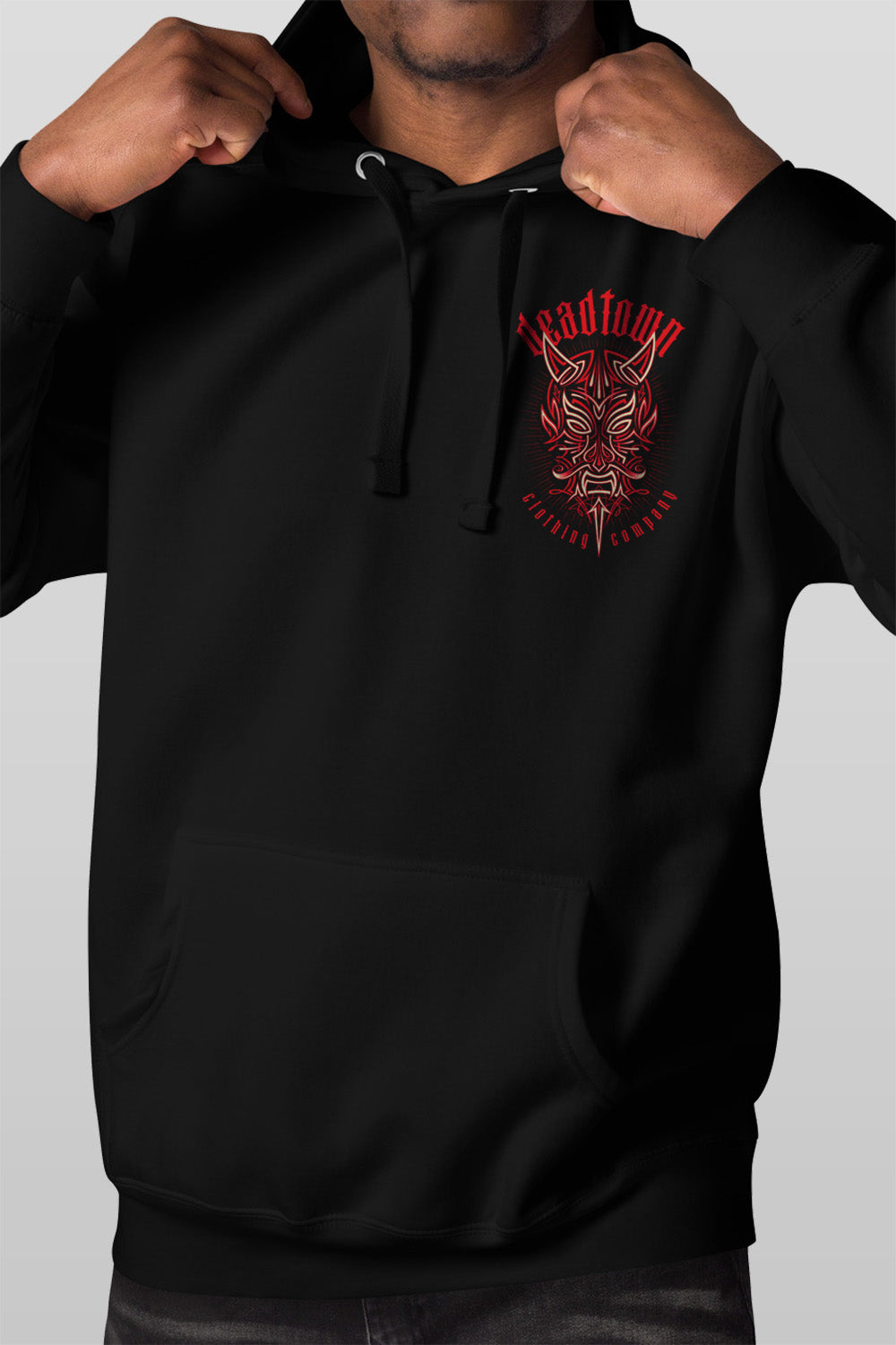 Pinstripe Devil Hoodie