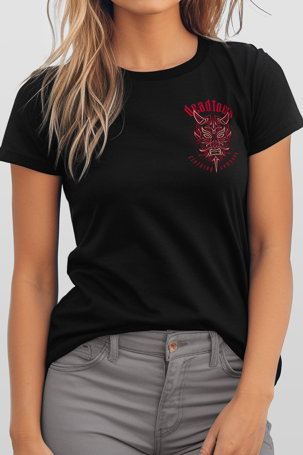 Pinstripe Devil Unisex Tee