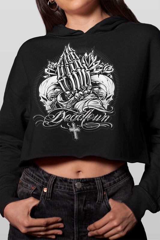 Prayer Crop Hoodie