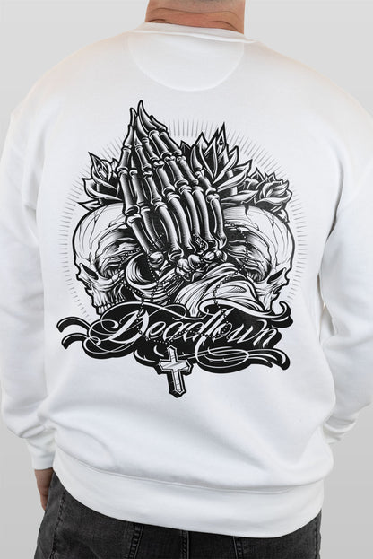 Prayer White Sweatshirt