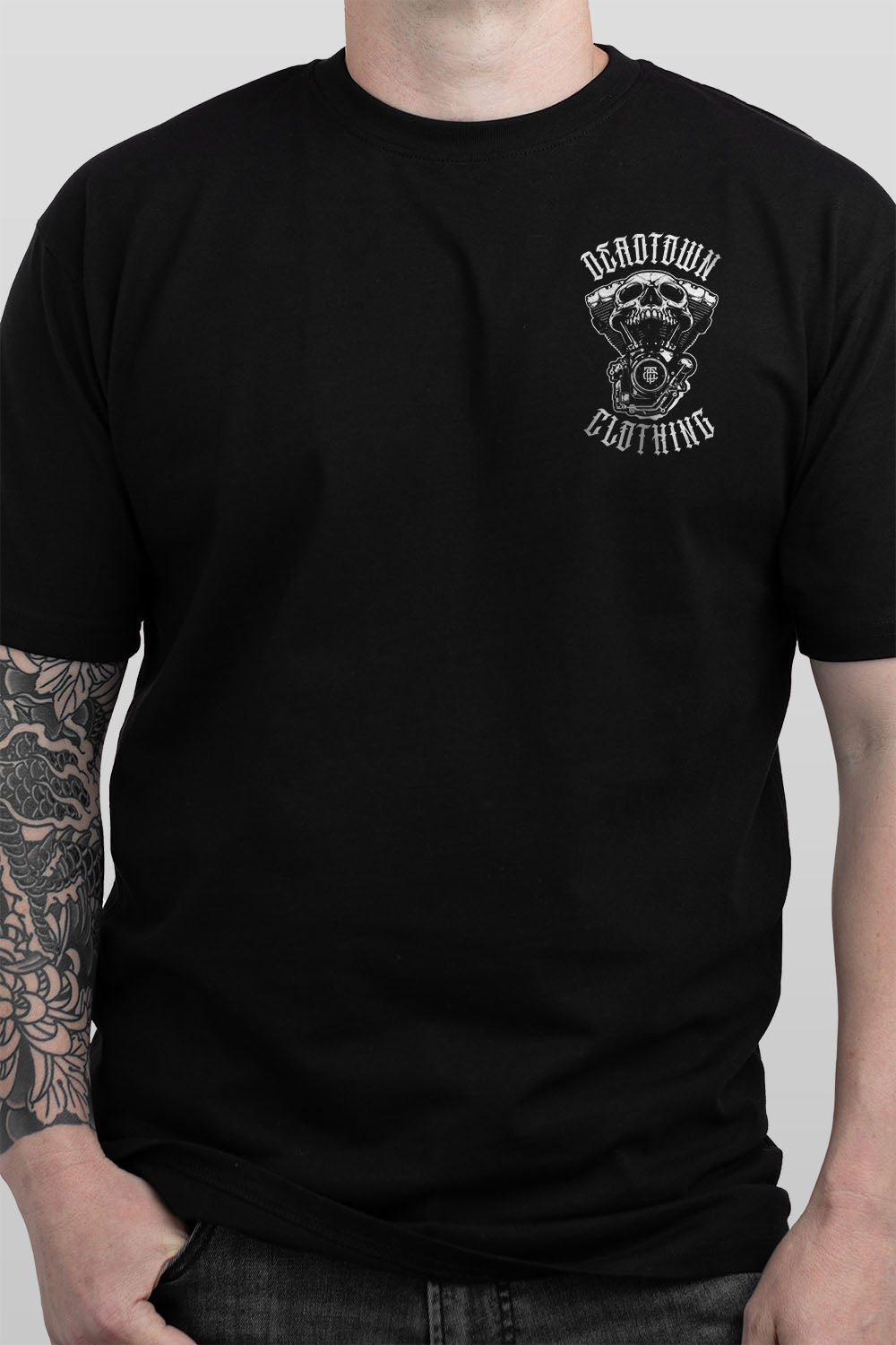 Skull Motor Black Tee