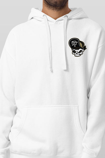 Skully Cash Grab White Hoodie