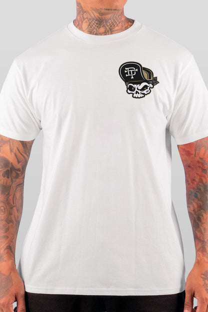 Skully Cash Grab White Tee