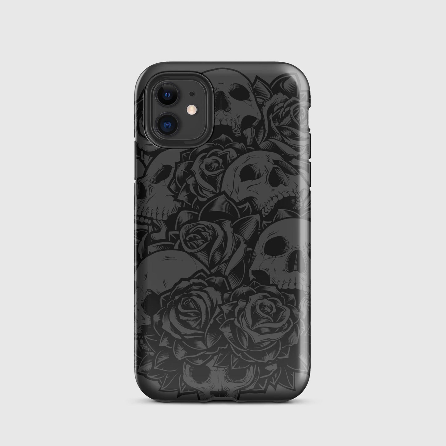 Skull & Roses Pattern Tough Case for iPhone®