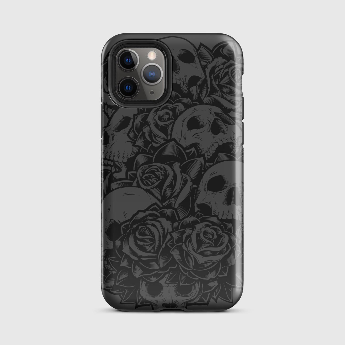 Skull & Roses Pattern Tough Case for iPhone®