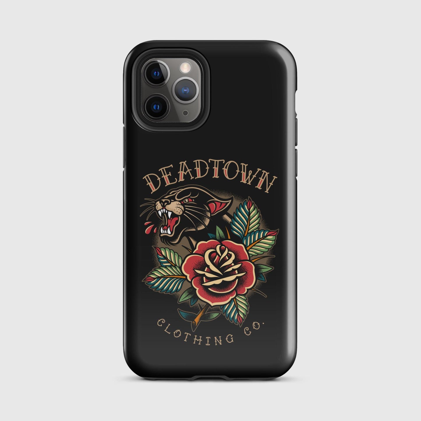 Panther & Rose Black Tough Case for iPhone®