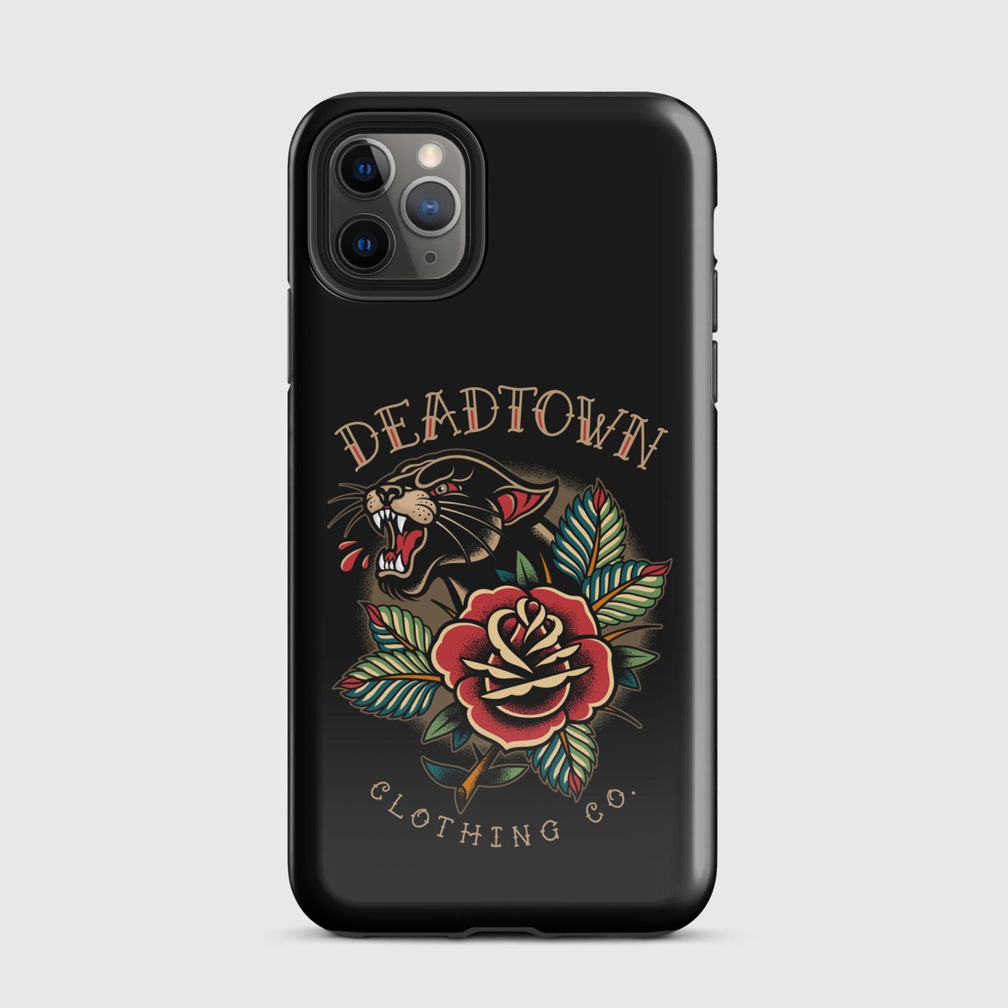 Panther & Rose Black Tough Case for iPhone®