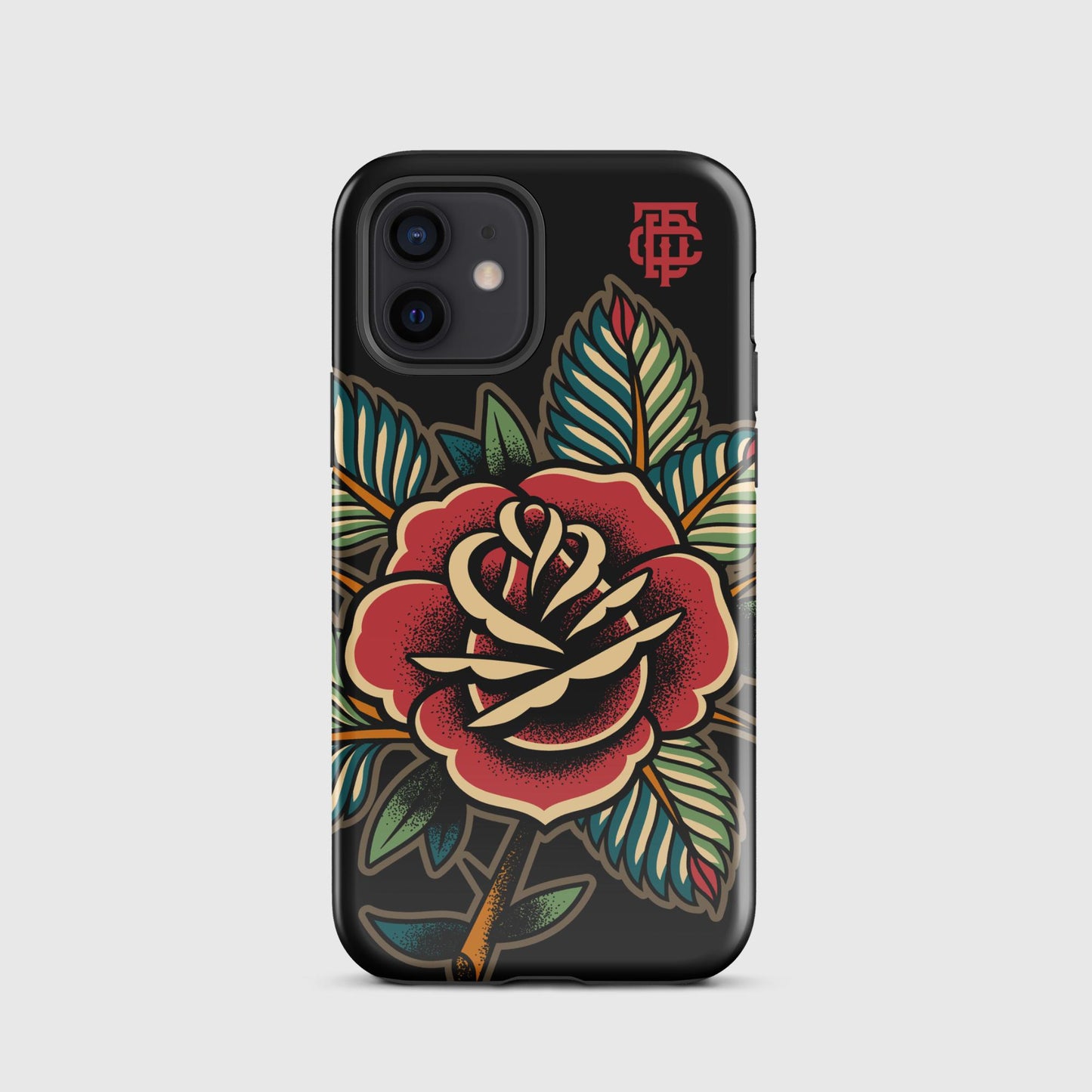 Rose Tattoo Black Tough Case for iPhone®