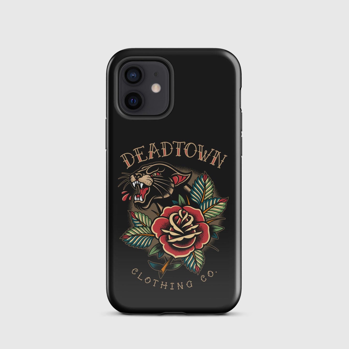 Panther & Rose Black Tough Case for iPhone®