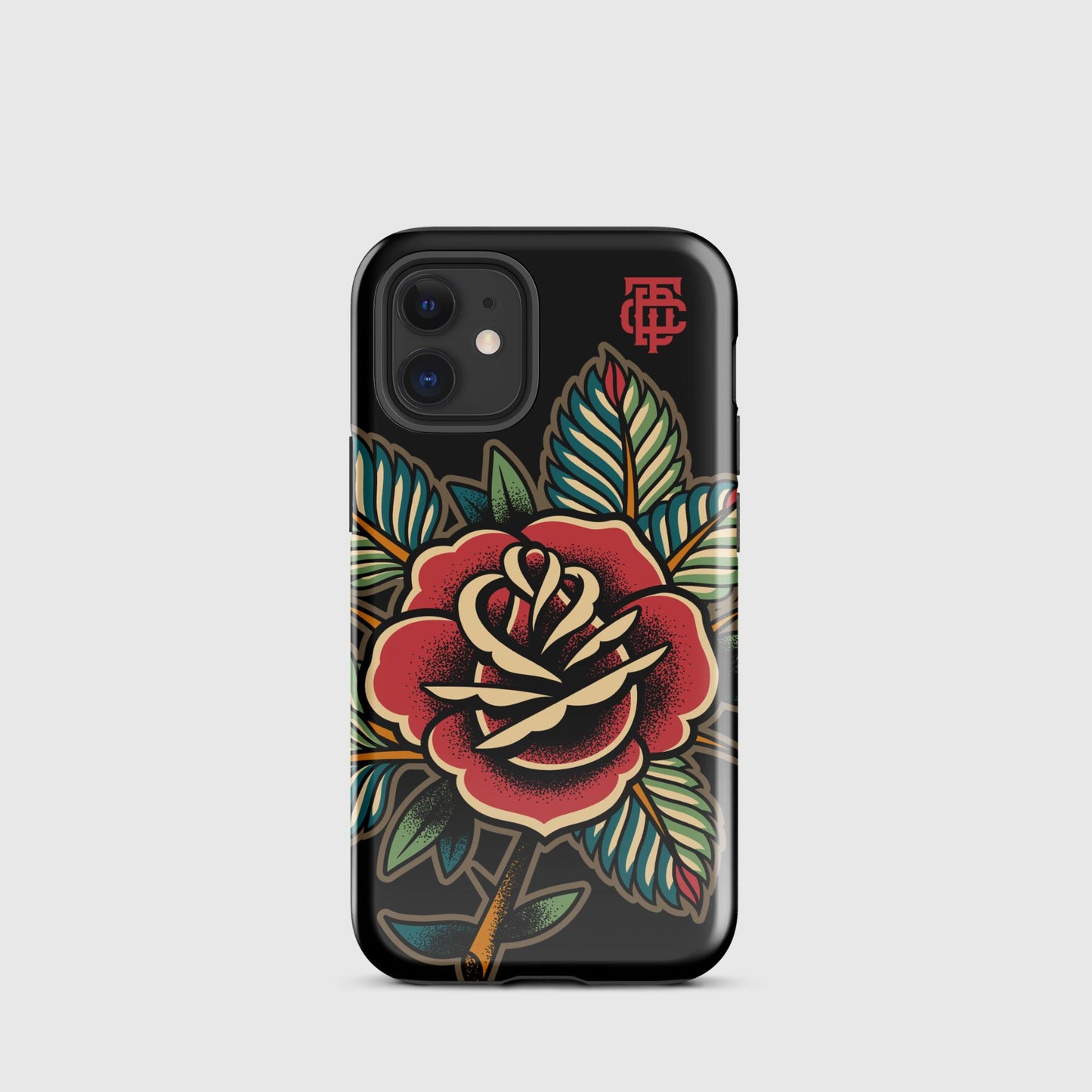 Rose Tattoo Black Tough Case for iPhone®