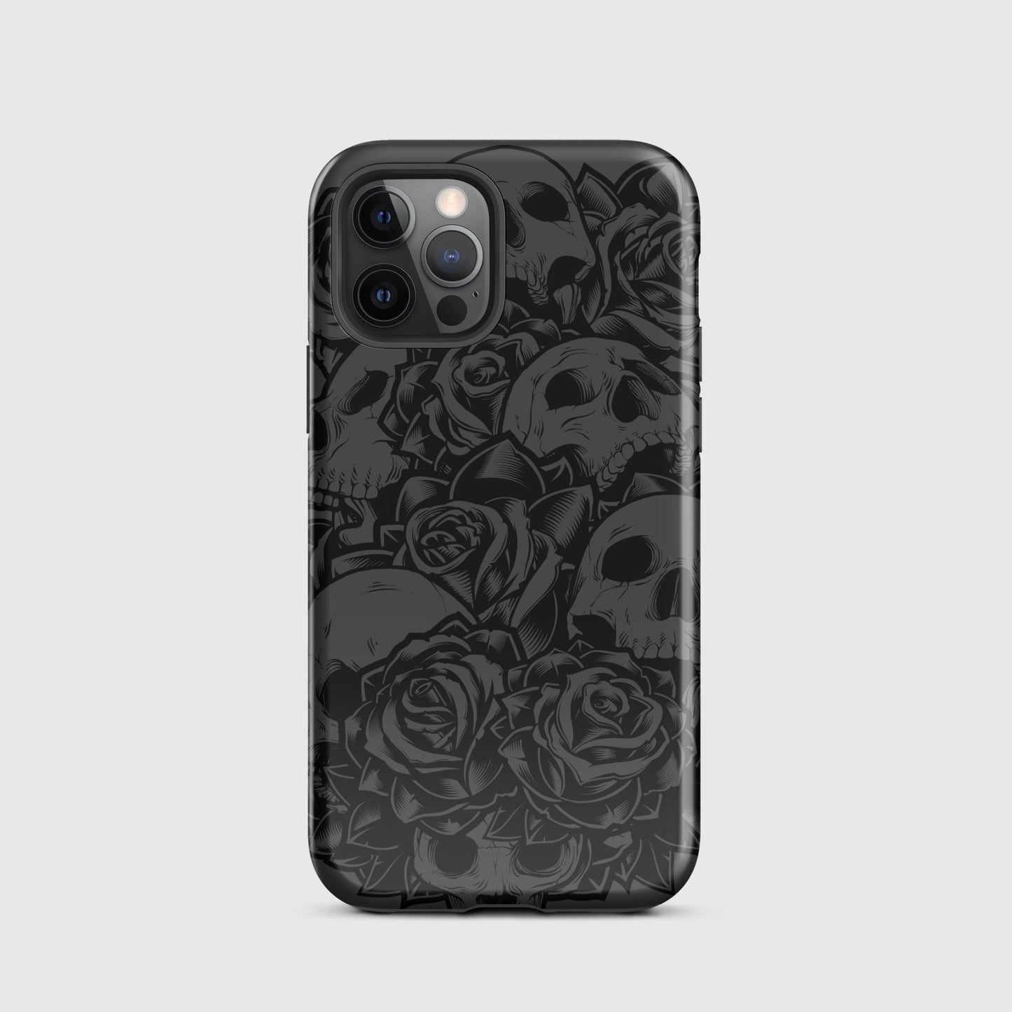 Skull & Roses Pattern Tough Case for iPhone®