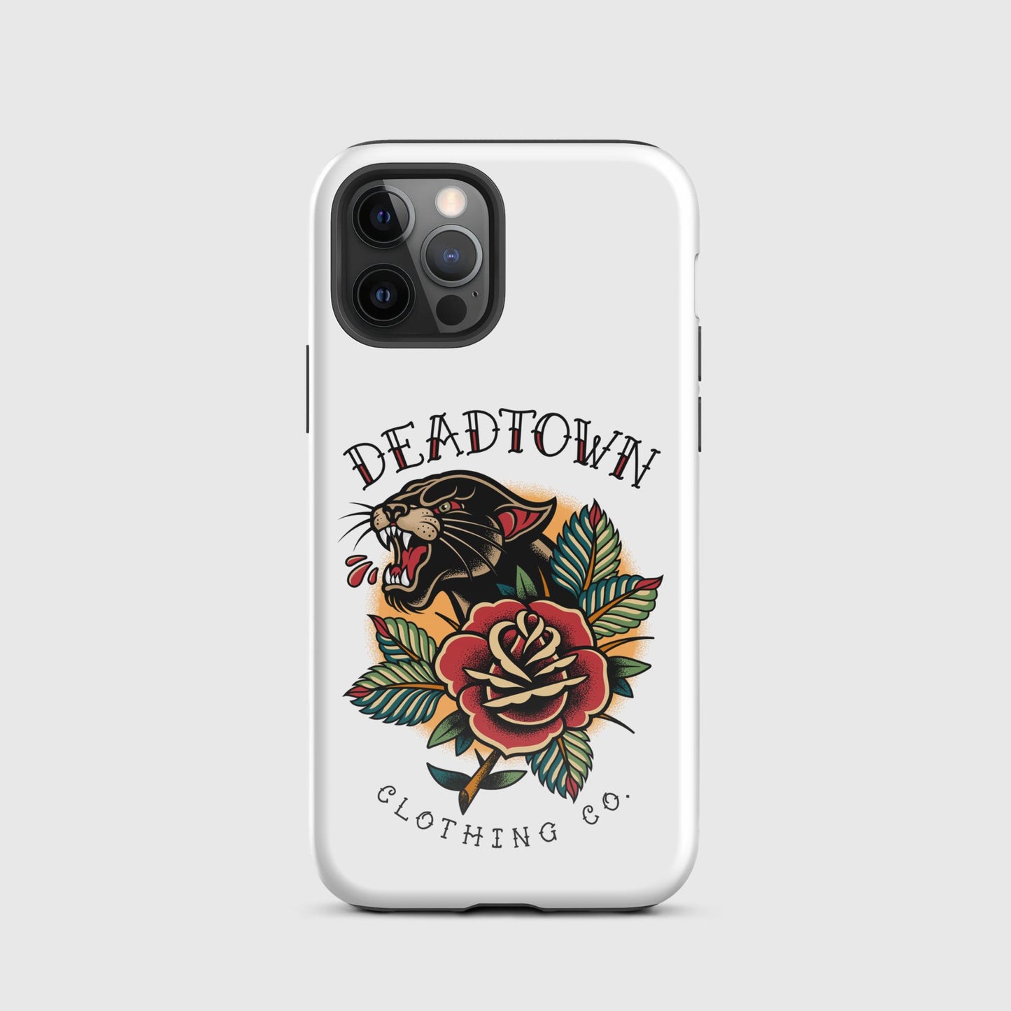 Panther & Rose White Tough Case for iPhone®