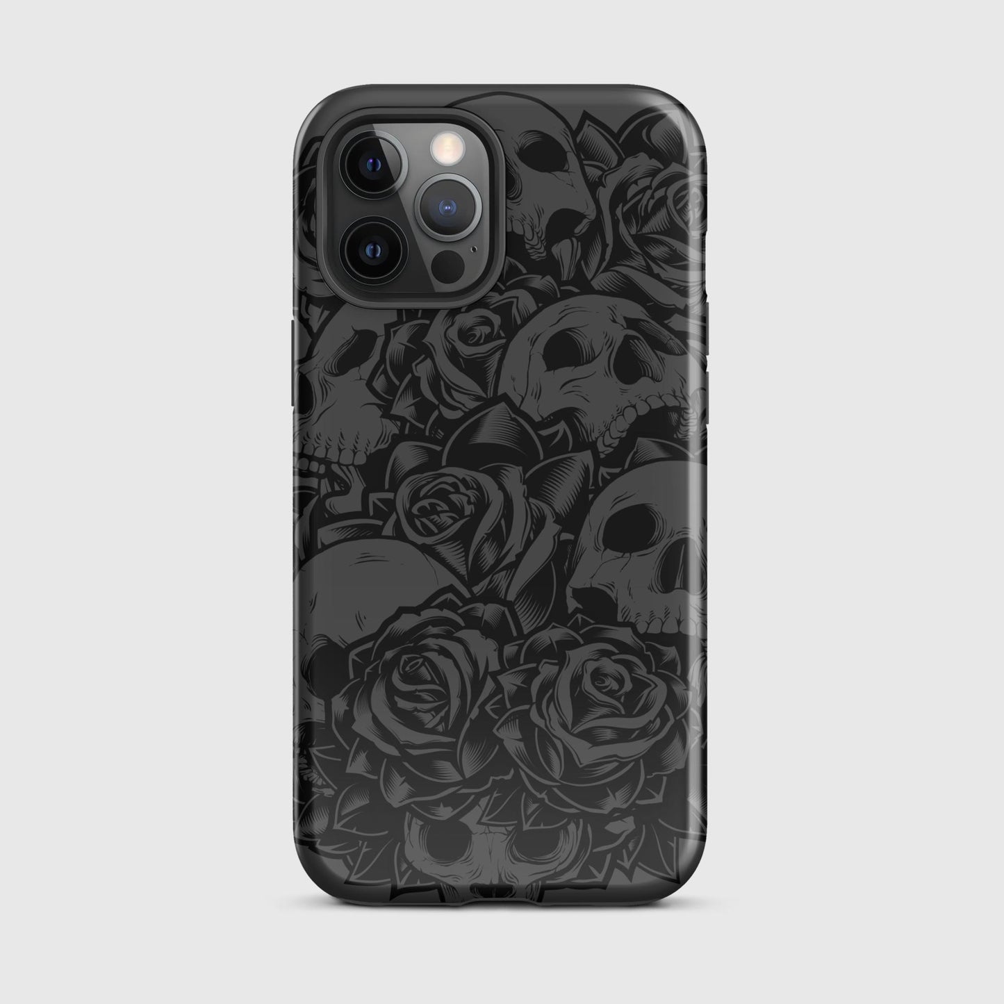 Skull & Roses Pattern Tough Case for iPhone®