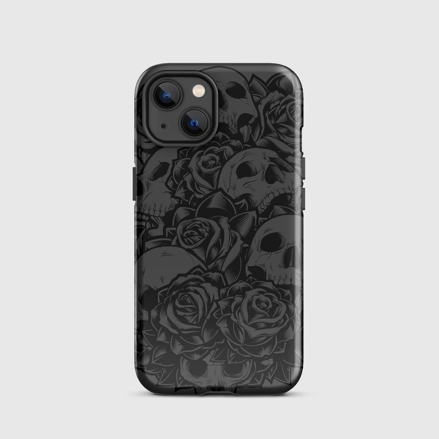 Skull & Roses Pattern Tough Case for iPhone®