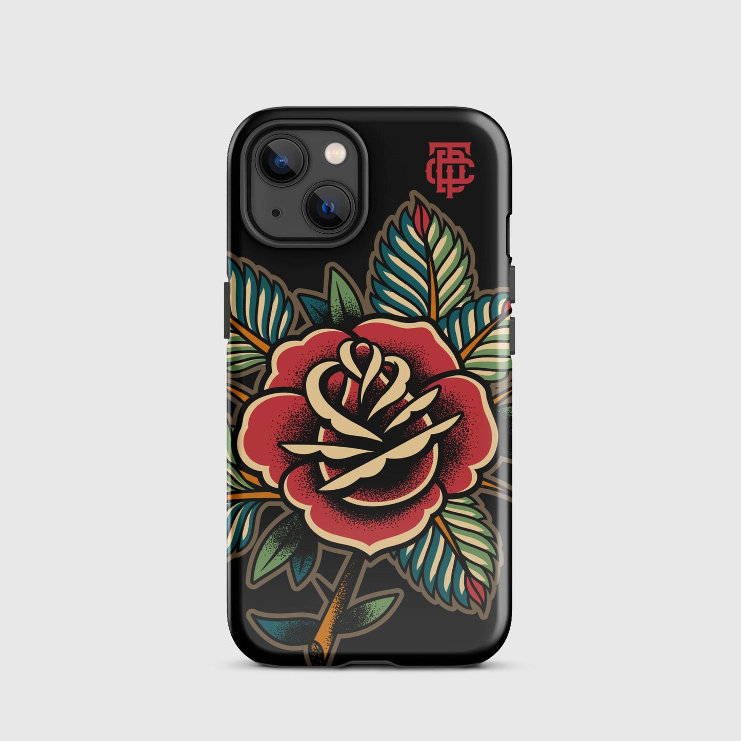 Rose Tattoo Black Tough Case for iPhone®