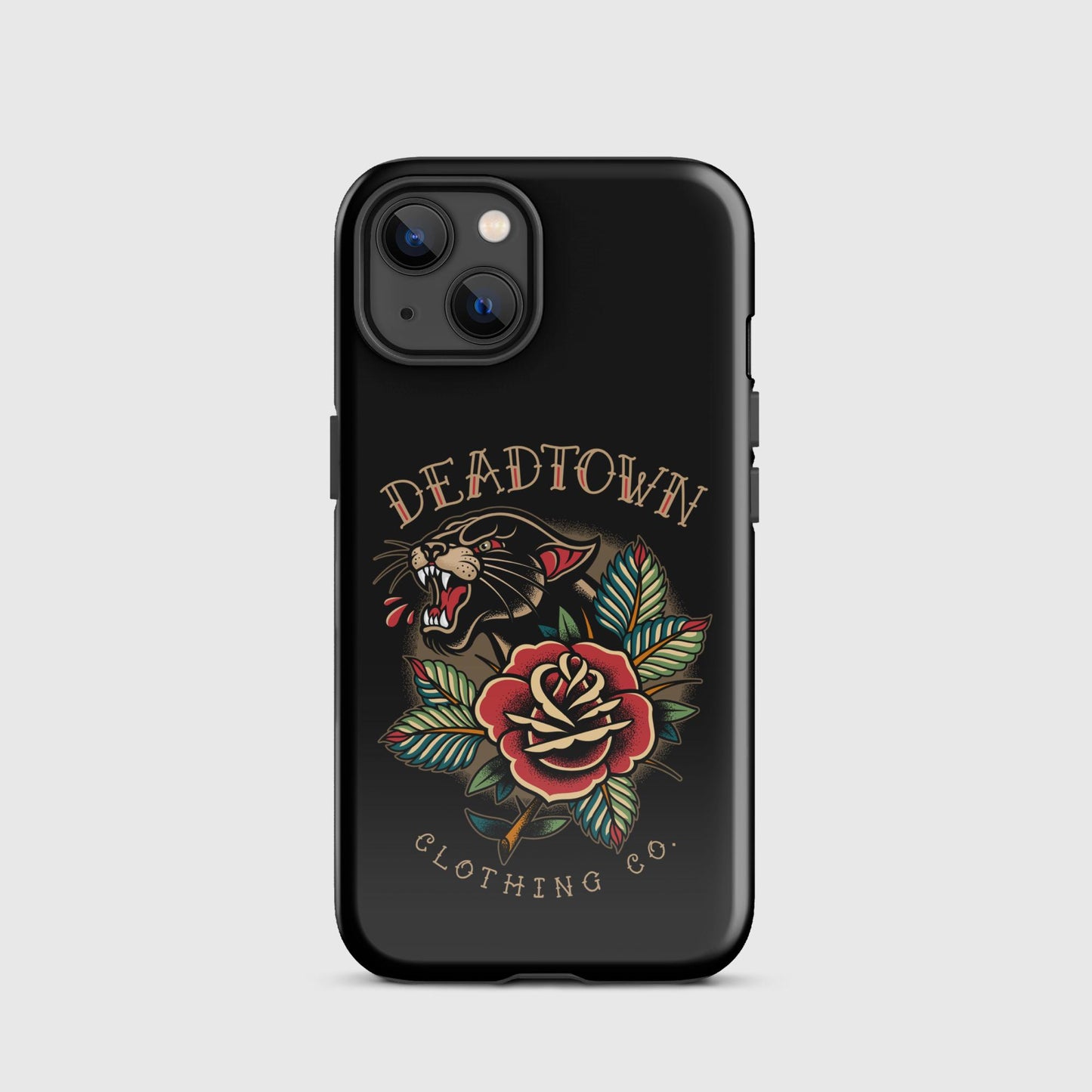 Panther & Rose Black Tough Case for iPhone®