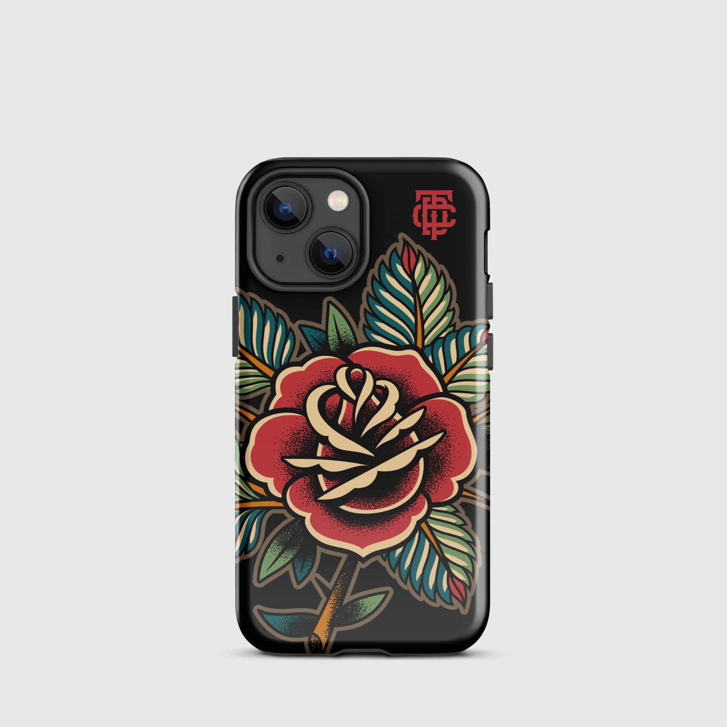 Rose Tattoo Black Tough Case for iPhone®