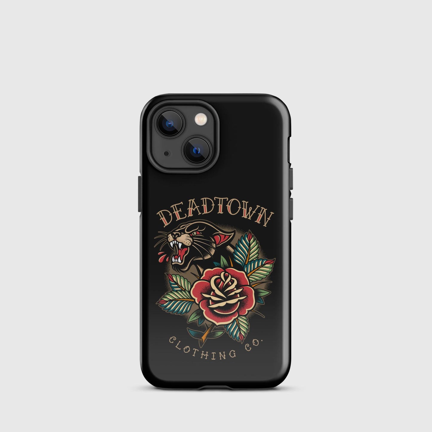 Panther & Rose Black Tough Case for iPhone®