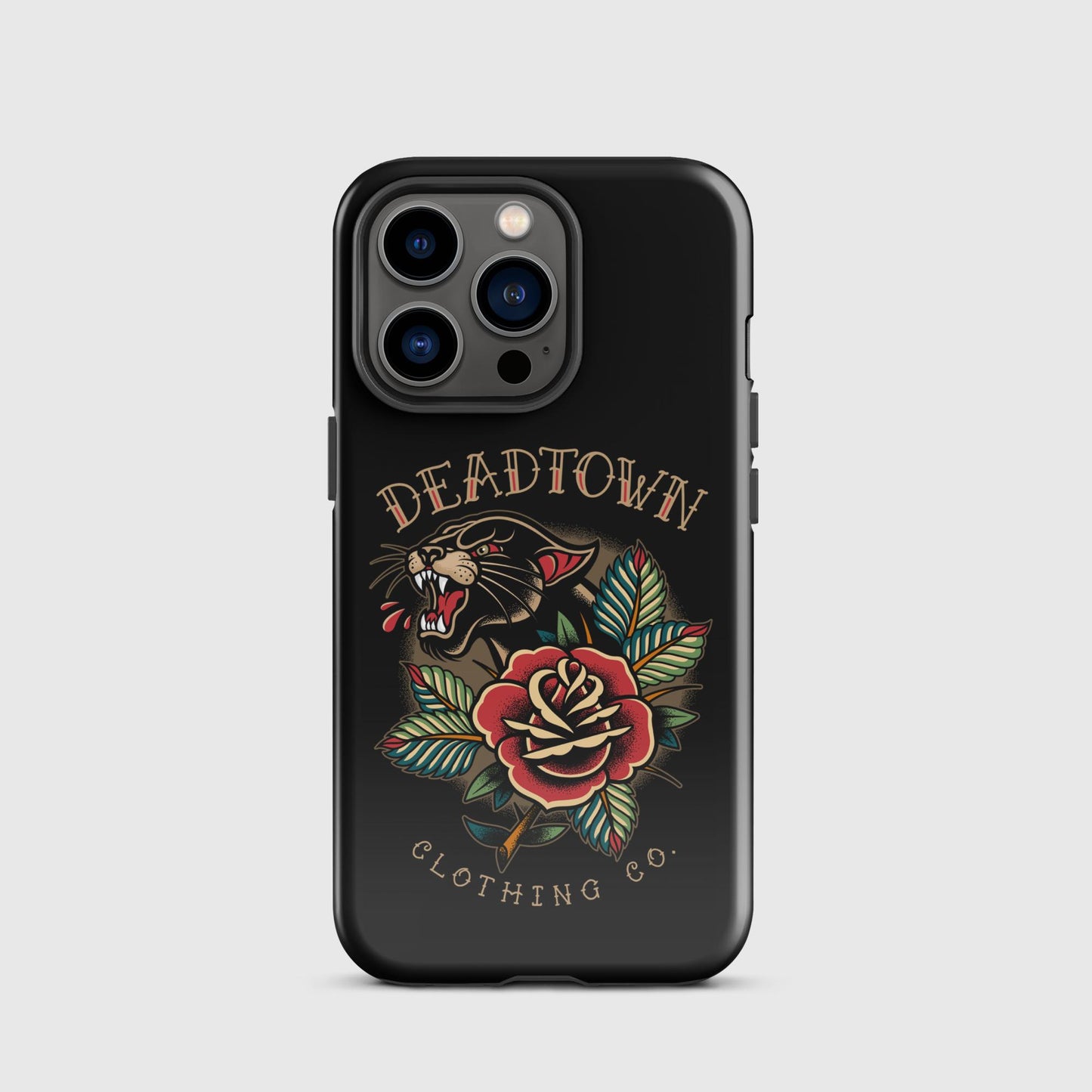 Panther & Rose Black Tough Case for iPhone®