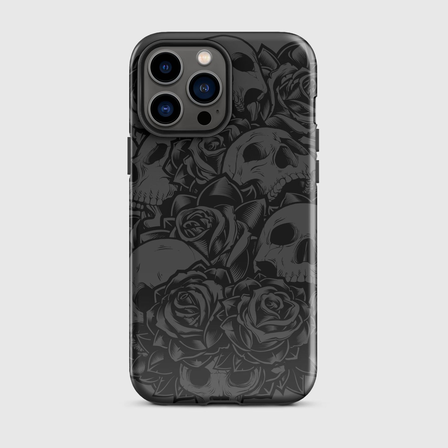 Skull & Roses Pattern Tough Case for iPhone®