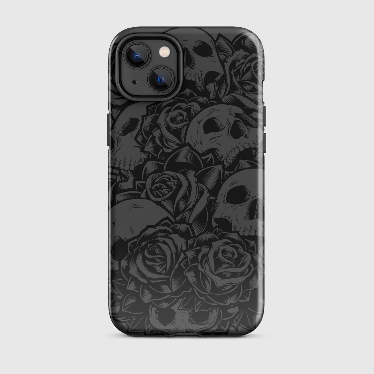 Skull & Roses Pattern Tough Case for iPhone®