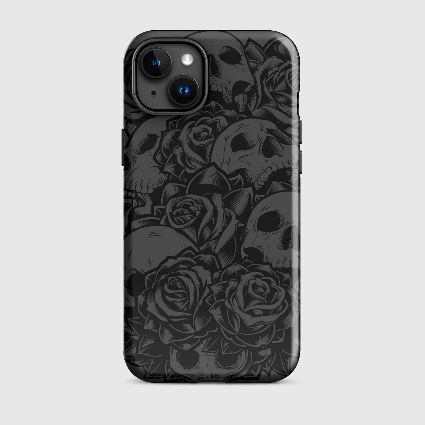 Skull & Roses Pattern Tough Case for iPhone®