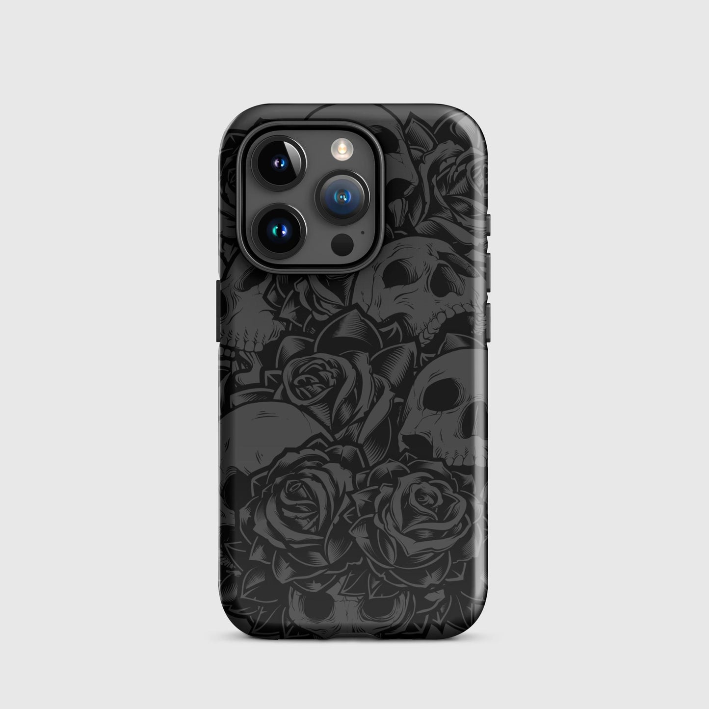 Skull & Roses Pattern Tough Case for iPhone®