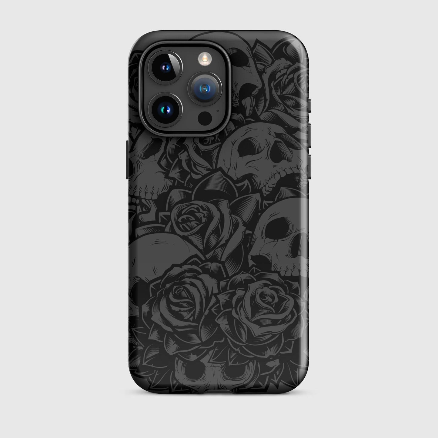 Skull & Roses Pattern Tough Case for iPhone®