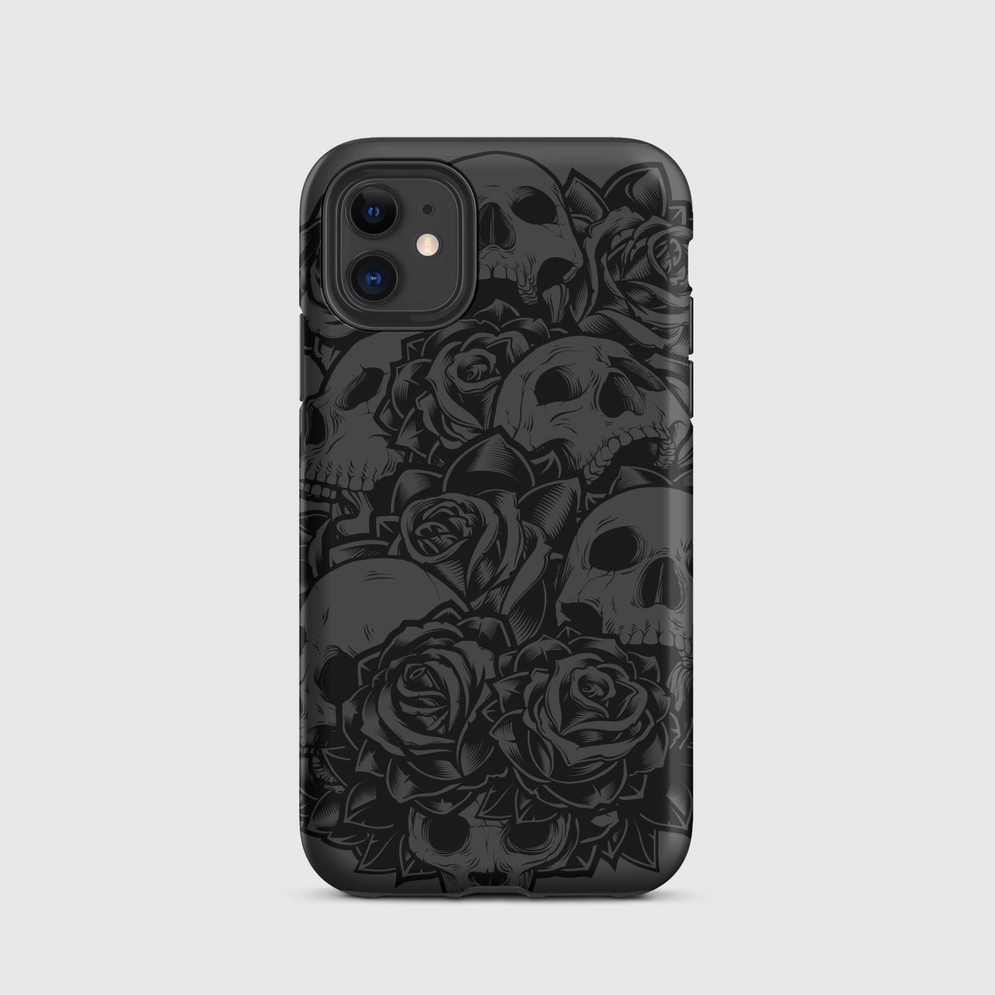 Skull & Roses Pattern Tough Case for iPhone®