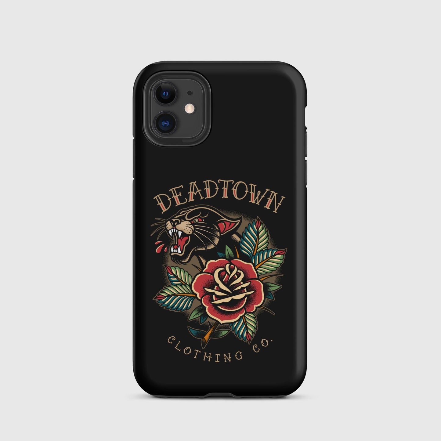 Panther & Rose Black Tough Case for iPhone®