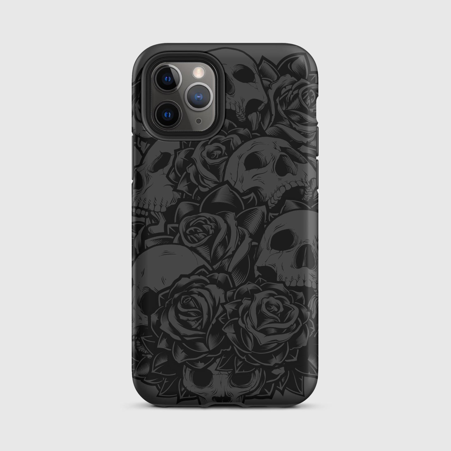 Skull & Roses Pattern Tough Case for iPhone®