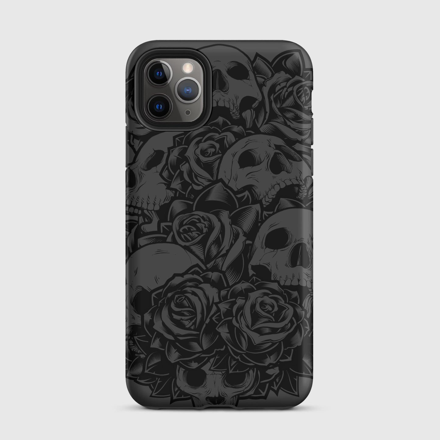 Skull & Roses Pattern Tough Case for iPhone®