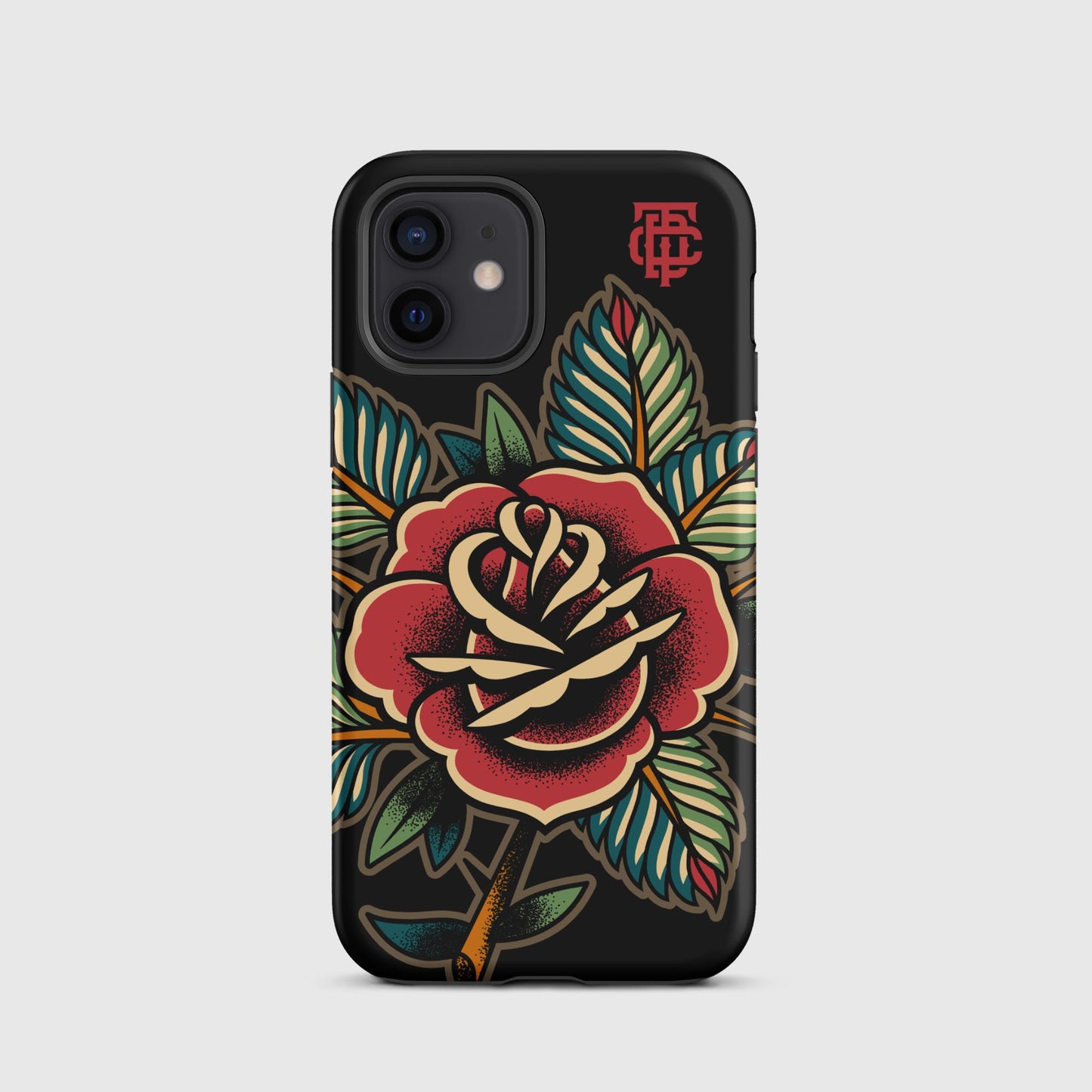 Rose Tattoo Black Tough Case for iPhone®