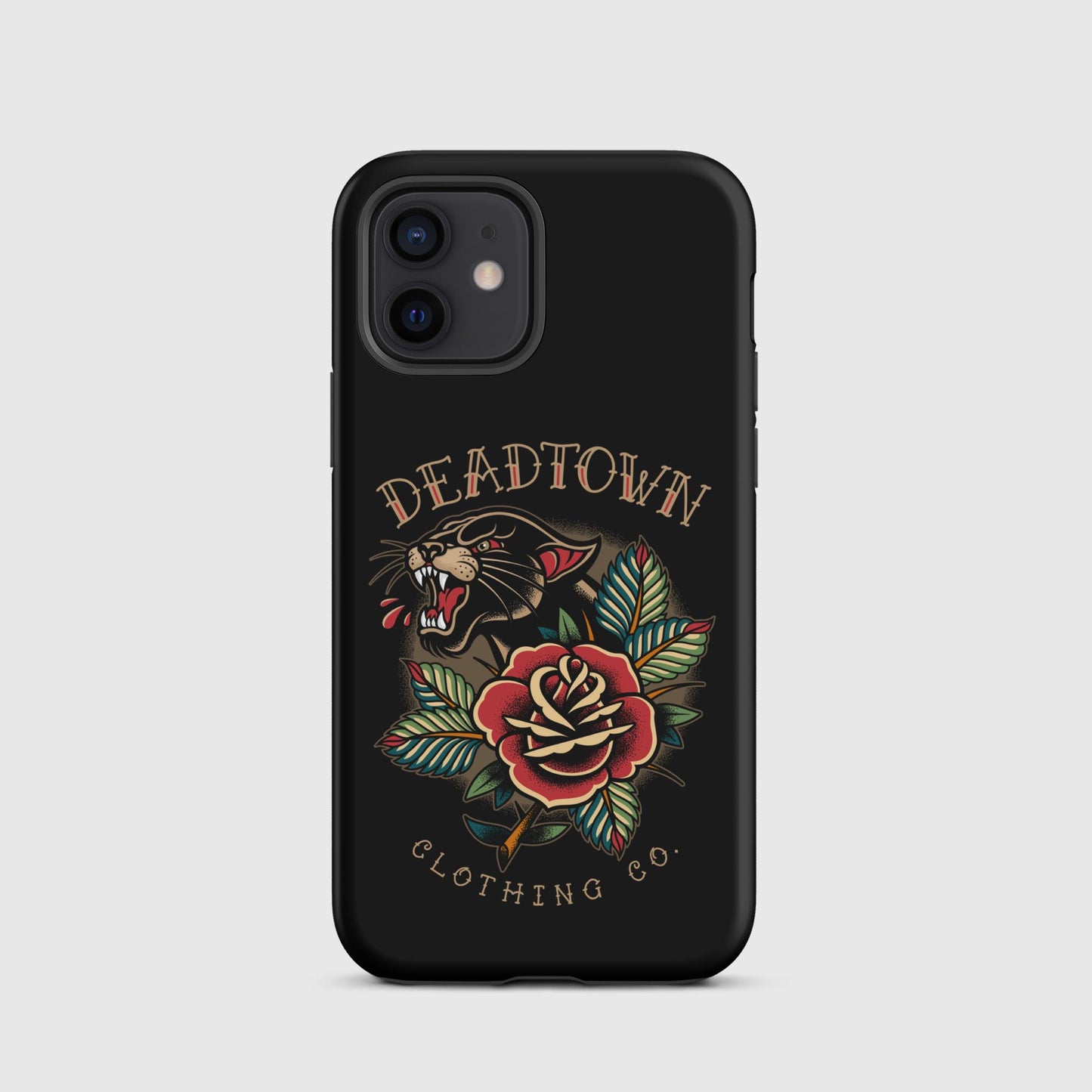 Panther & Rose Black Tough Case for iPhone®