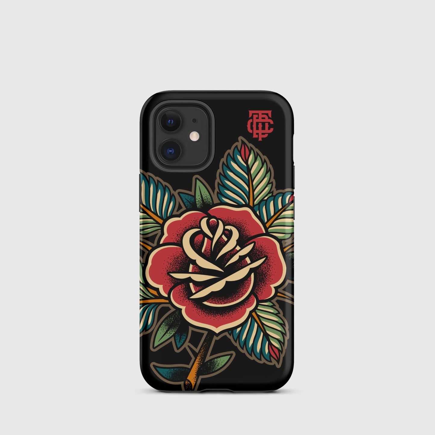 Rose Tattoo Black Tough Case for iPhone®